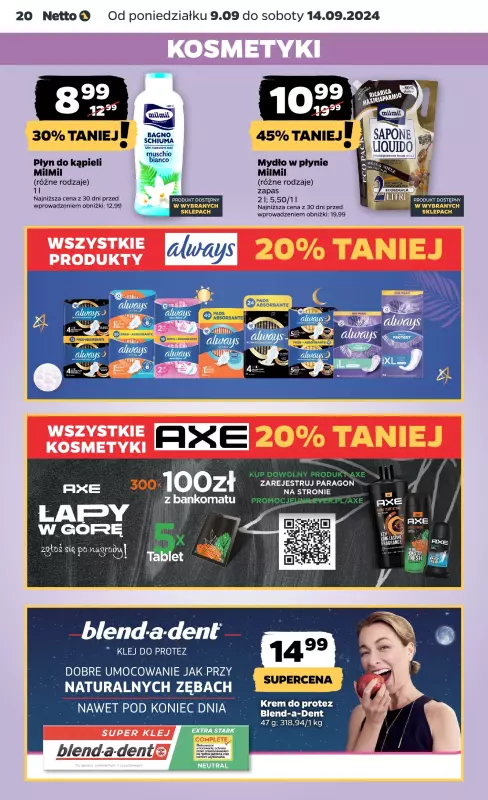 Netto - gazetka promocyjna Gazetka od poniedziałku od poniedziałku 09.09 do soboty 14.09 - strona 20