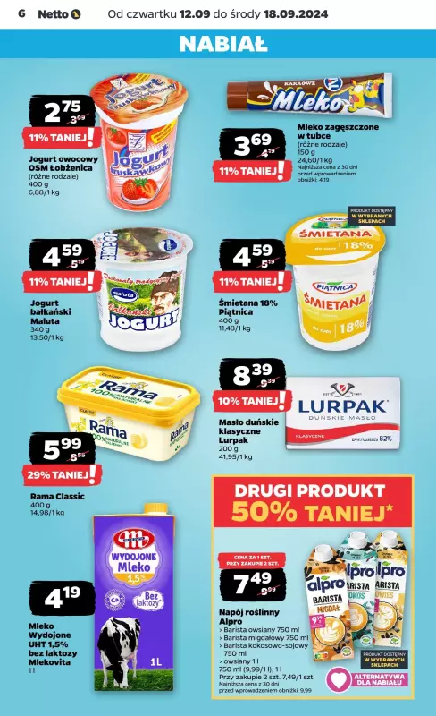 Netto - gazetka promocyjna Gazetka Spożywcza od czwartku od czwartku 12.09 do środy 18.09 - strona 6