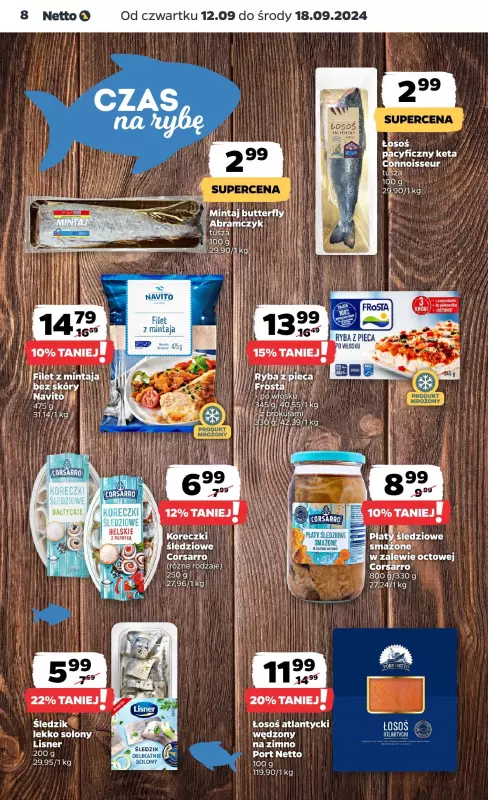 Netto - gazetka promocyjna Gazetka Spożywcza od czwartku od czwartku 12.09 do środy 18.09 - strona 8