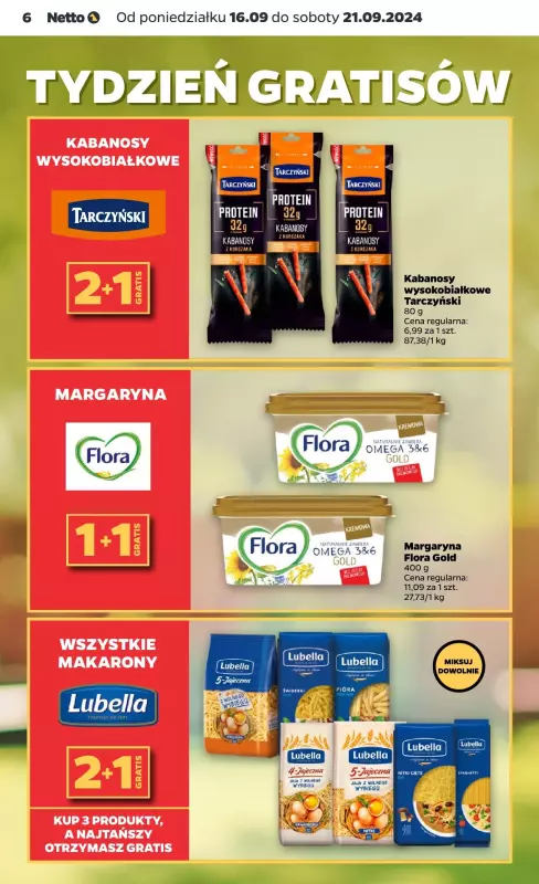 Netto - gazetka promocyjna Gazetka od poniedziałku od poniedziałku 16.09 do soboty 21.09 - strona 6