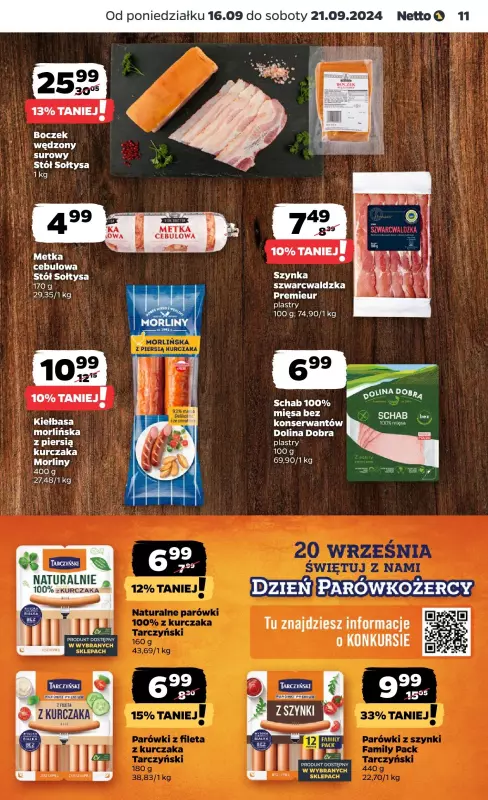 Netto - gazetka promocyjna Gazetka od poniedziałku od poniedziałku 16.09 do soboty 21.09 - strona 11