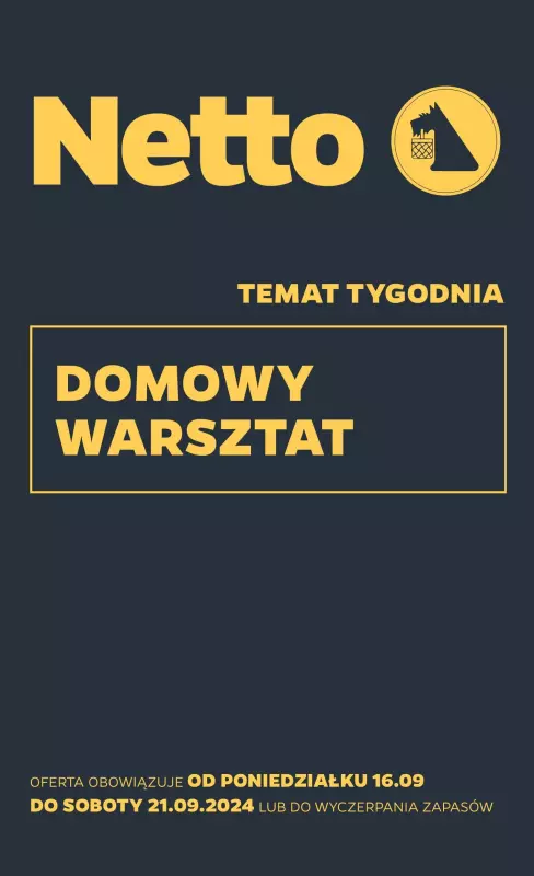 Netto - gazetka promocyjna Gazetka Non Food od poniedziałku 16.09 do soboty 21.09