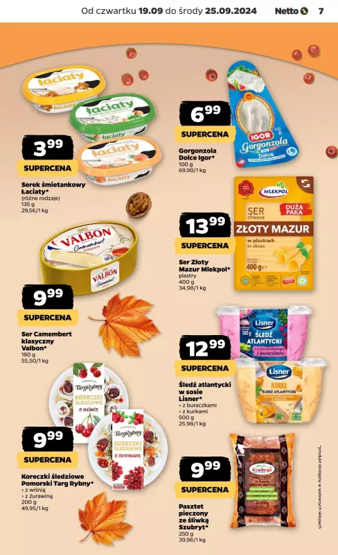 Netto - gazetka promocyjna Gazetka Spożywcza od czwartku od czwartku 19.09 do środy 25.09 - strona 7