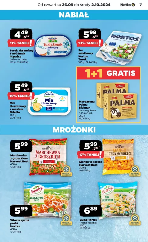 Netto - gazetka promocyjna Gazetka Spożywcza od czwartku od czwartku 26.09 do środy 02.10 - strona 7