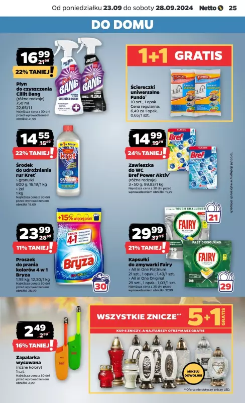 Netto - gazetka promocyjna Gazetka Spożywcza od poniedziałku 23.09 do soboty 28.09 - strona 25