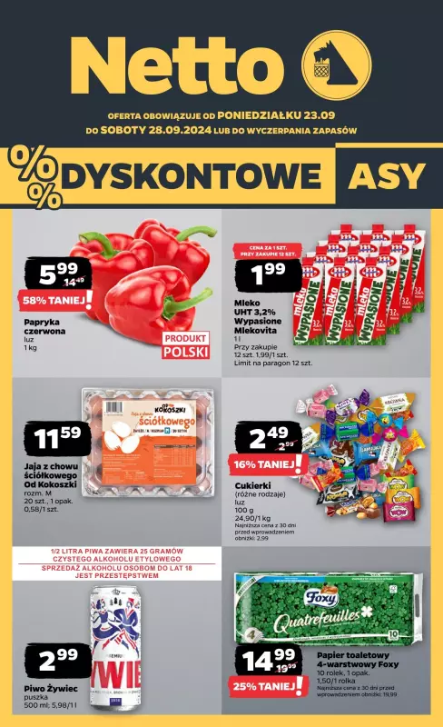 Netto - gazetka promocyjna Gazetka Spożywcza  