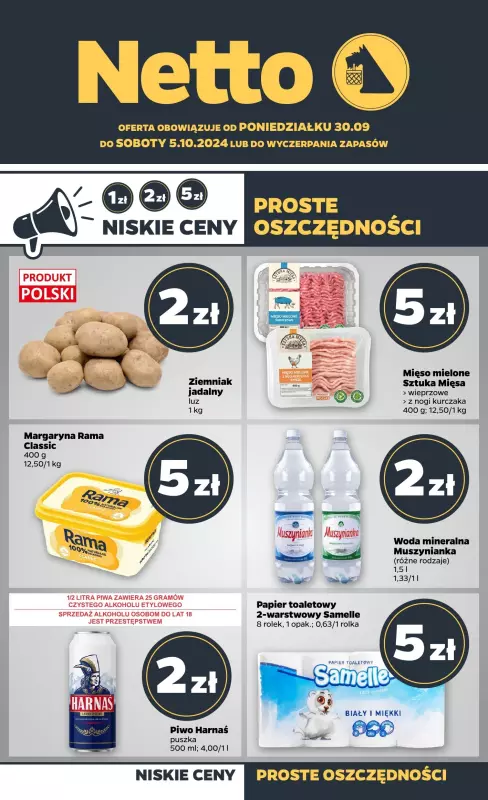 Netto - gazetka promocyjna Gazetka Spożywcza  