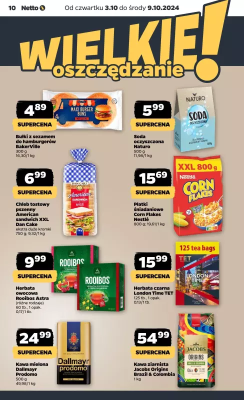 Netto - gazetka promocyjna Gazetka Spożywcza od czwartku od czwartku 03.10 do środy 09.10 - strona 10