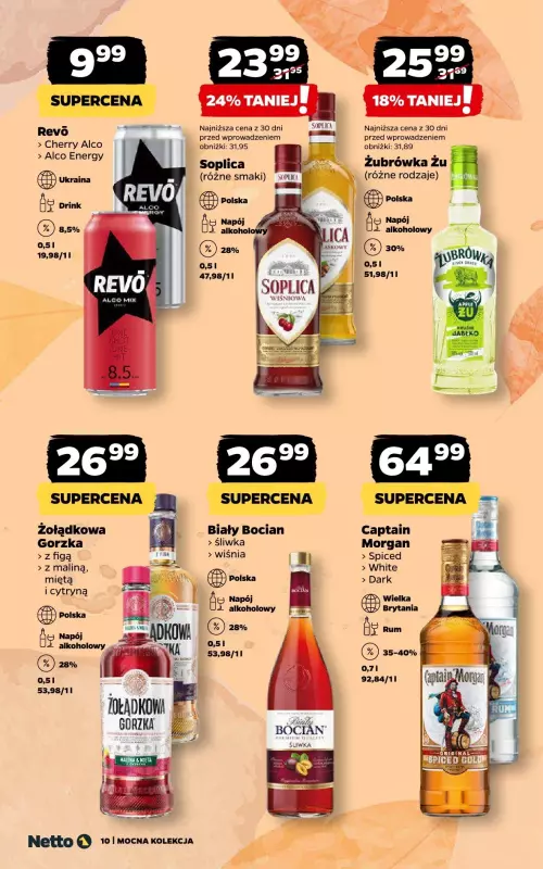 Netto - gazetka promocyjna Mocna kolekcja od środy 02.10 do czwartku 31.10 - strona 10