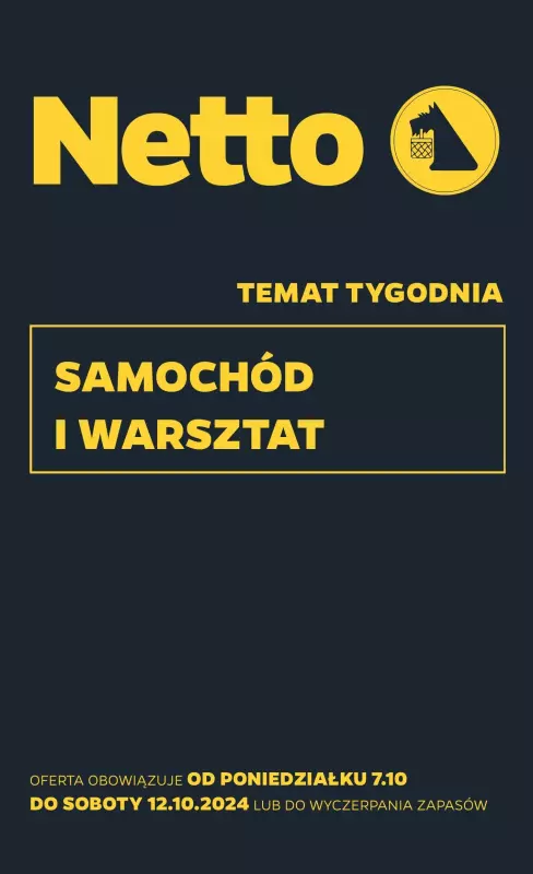 Netto - gazetka promocyjna Gazetka Non Food od poniedziałku 07.10 do soboty 12.10