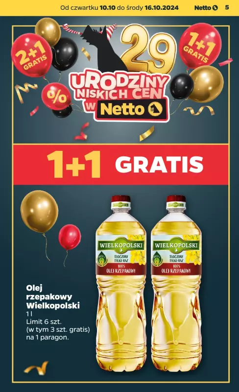 Netto - gazetka promocyjna Gazetka Spożywcza od czwartku od czwartku 10.10 do środy 16.10 - strona 5