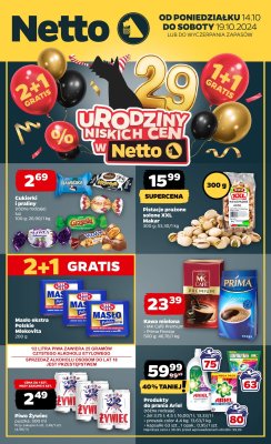 Netto - gazetka promocyjna Gazetka Spożywcza od poniedziałku 14.10 do soboty 19.10