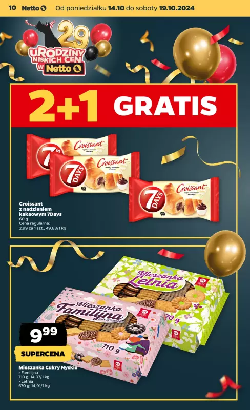 Netto - gazetka promocyjna Gazetka Spożywcza od poniedziałku 14.10 do soboty 19.10 - strona 10