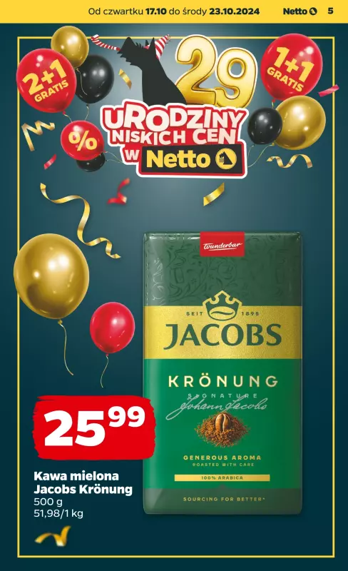 Netto - gazetka promocyjna Gazetka Spożywcza od czwartku od czwartku 17.10 do środy 23.10 - strona 5