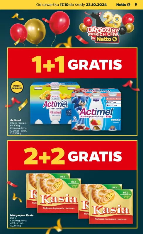 Netto - gazetka promocyjna Gazetka Spożywcza od czwartku od czwartku 17.10 do środy 23.10 - strona 9