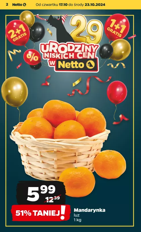 Netto - gazetka promocyjna Gazetka Spożywcza od czwartku od czwartku 17.10 do środy 23.10 - strona 2