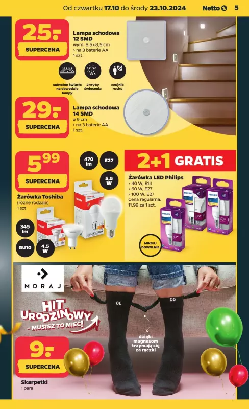 Netto - gazetka promocyjna Gazetka Non Food od czwartku 17.10 do środy 23.10 - strona 5