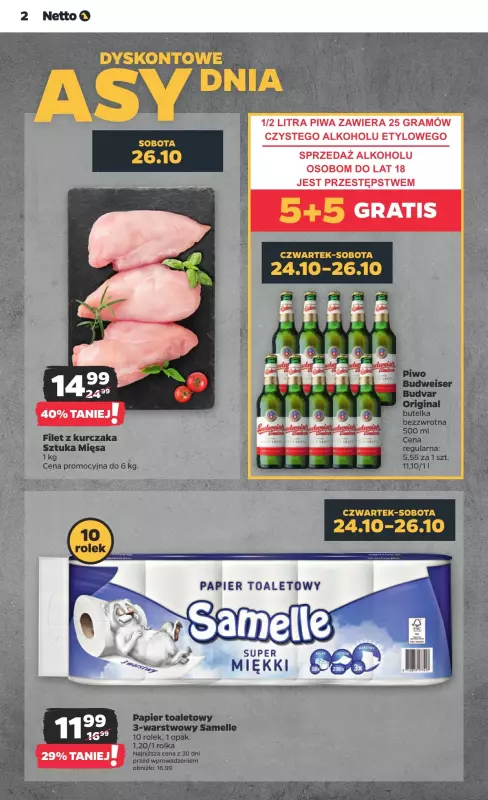 Netto - gazetka promocyjna Gazetka Spożywcza od czwartku 24.10 do środy 30.10 - strona 2