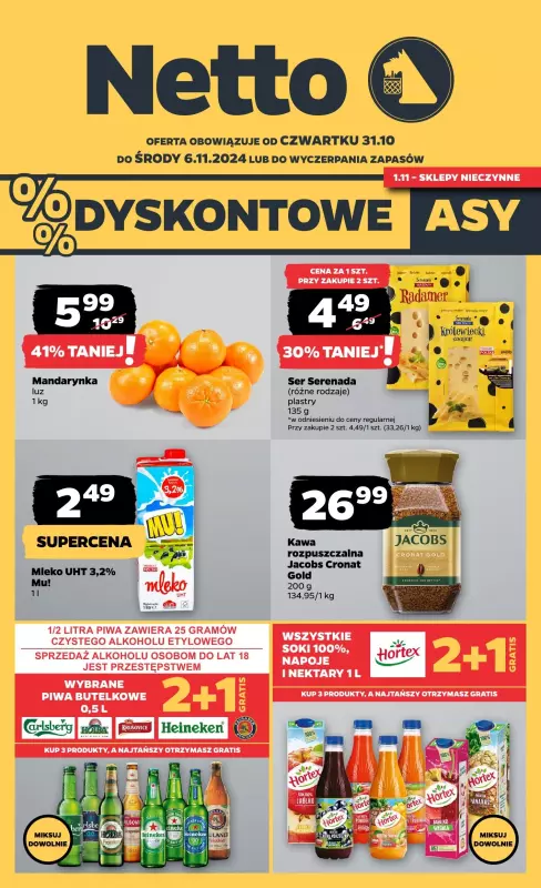 Netto - gazetka promocyjna Gazetka Spożywcza od czwartku  