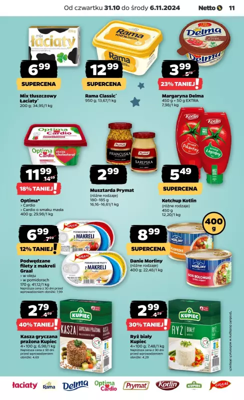 Netto - gazetka promocyjna Gazetka Spożywcza od czwartku od czwartku 31.10 do środy 06.11 - strona 11