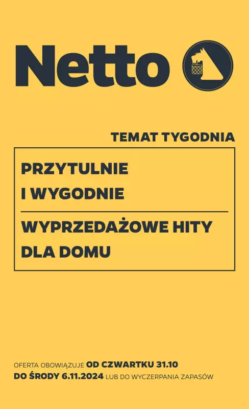 Netto - gazetka promocyjna Gazetka Non Food od czwartku 31.10 do środy 06.11