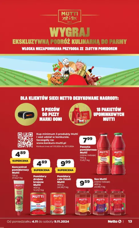 Netto - gazetka promocyjna Gazetka Spożywcza od poniedziałku 04.11 do soboty 09.11 - strona 13