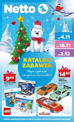 Netto - gazetka promocyjna Katalog Zabawki od poniedziałku 04.11 do poniedziałku 23.12