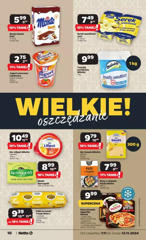 Netto - gazetka promocyjna Gazetka Spożywcza od czwartku od czwartku 07.11 do środy 13.11 - strona 10