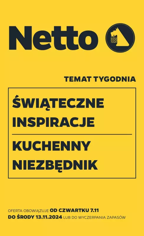 Netto - gazetka promocyjna Gazetka Non Food od czwartku 07.11 do środy 13.11