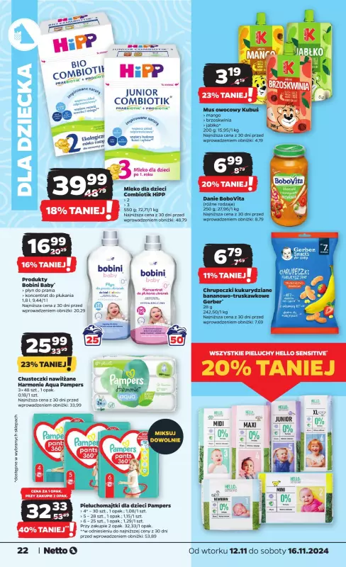 Netto - gazetka promocyjna Gazetka Spożywcza od wtorku 12.11 do soboty 16.11 - strona 22