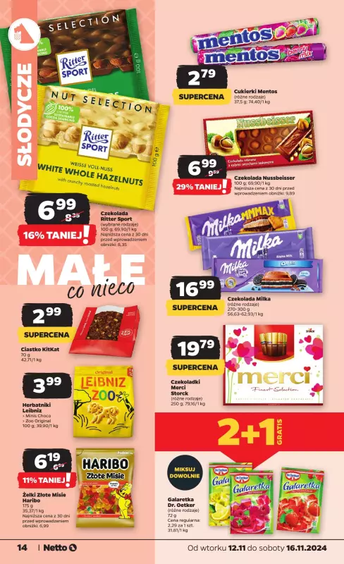 Netto - gazetka promocyjna Gazetka Spożywcza od wtorku 12.11 do soboty 16.11 - strona 14