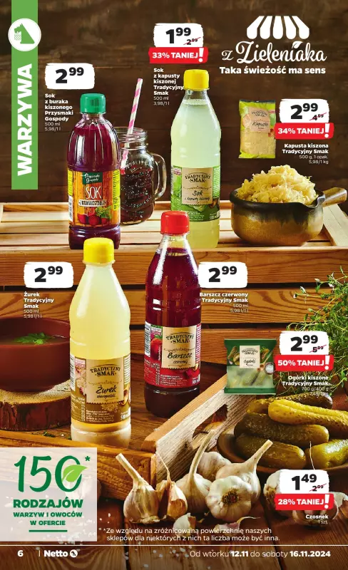 Netto - gazetka promocyjna Gazetka Spożywcza od wtorku 12.11 do soboty 16.11 - strona 6