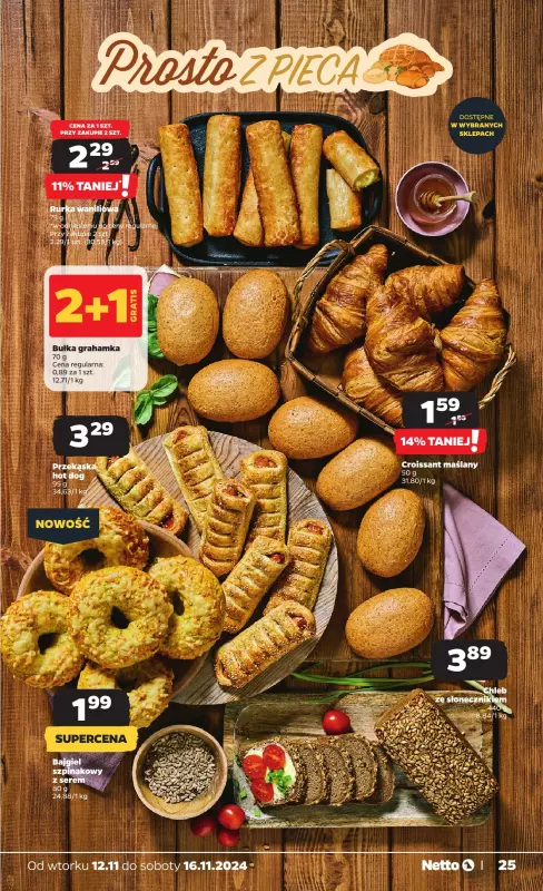 Netto - gazetka promocyjna Gazetka Spożywcza od wtorku 12.11 do soboty 16.11 - strona 25