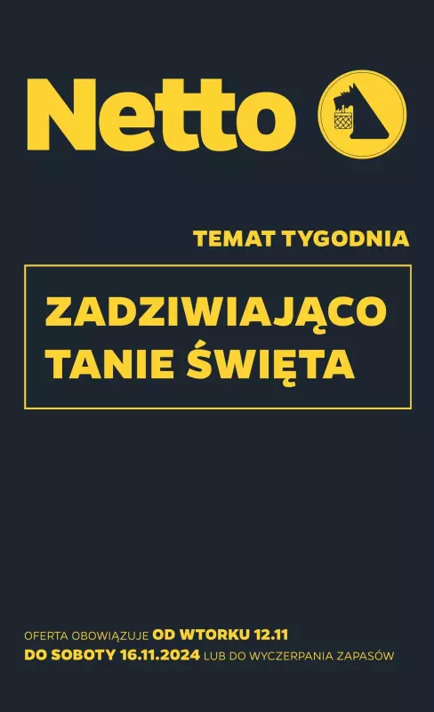 Netto - gazetka promocyjna Gazetka Non Food od wtorku 12.11 do soboty 16.11