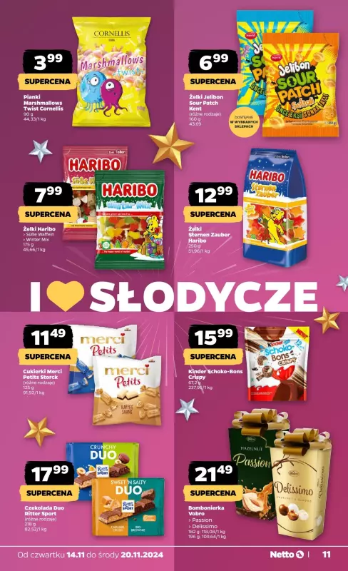 Netto - gazetka promocyjna Gazetka Spożywcza od czwartku od czwartku 14.11 do środy 20.11 - strona 11