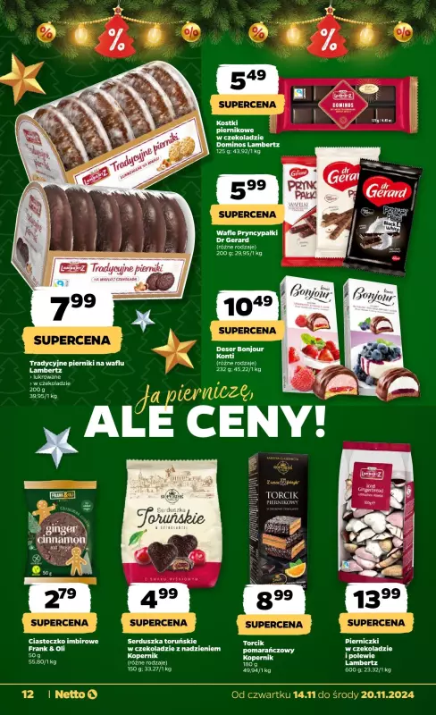 Netto - gazetka promocyjna Gazetka Spożywcza od czwartku od czwartku 14.11 do środy 20.11 - strona 12