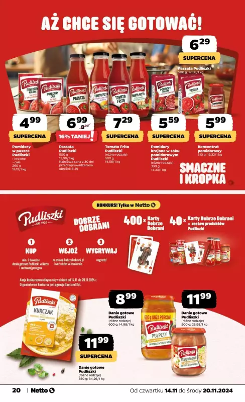 Netto - gazetka promocyjna Gazetka Spożywcza od czwartku od czwartku 14.11 do środy 20.11 - strona 20