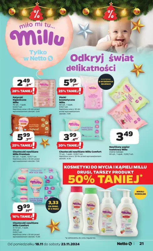 Netto - gazetka promocyjna Gazetka Spożywcza od poniedziałku 18.11 do soboty 23.11 - strona 21