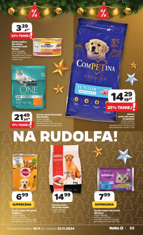 Netto - gazetka promocyjna Gazetka Spożywcza od poniedziałku 18.11 do soboty 23.11 - strona 23