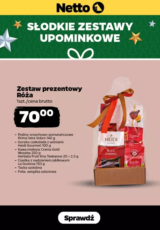 Netto - gazetka promocyjna Słodkie zestawy upominkowe od Netto od poniedziałku 18.11 do soboty 14.12