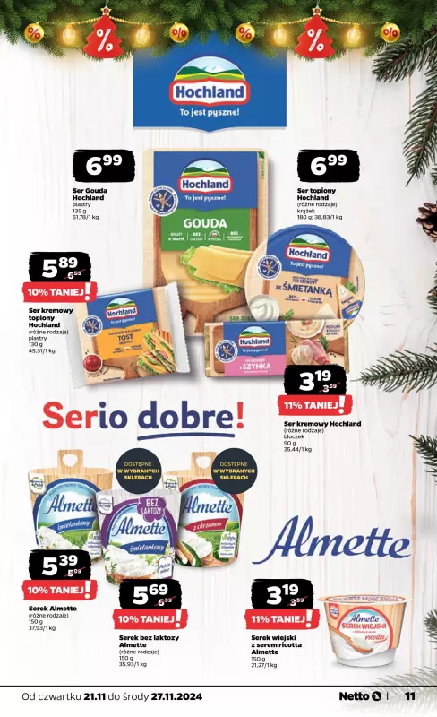 Netto - gazetka promocyjna Gazetka Spożywcza od czwartku od czwartku 21.11 do środy 27.11 - strona 11