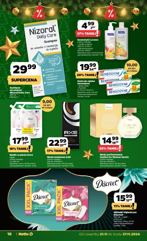 Netto - gazetka promocyjna Gazetka Spożywcza od czwartku od czwartku 21.11 do środy 27.11 - strona 18