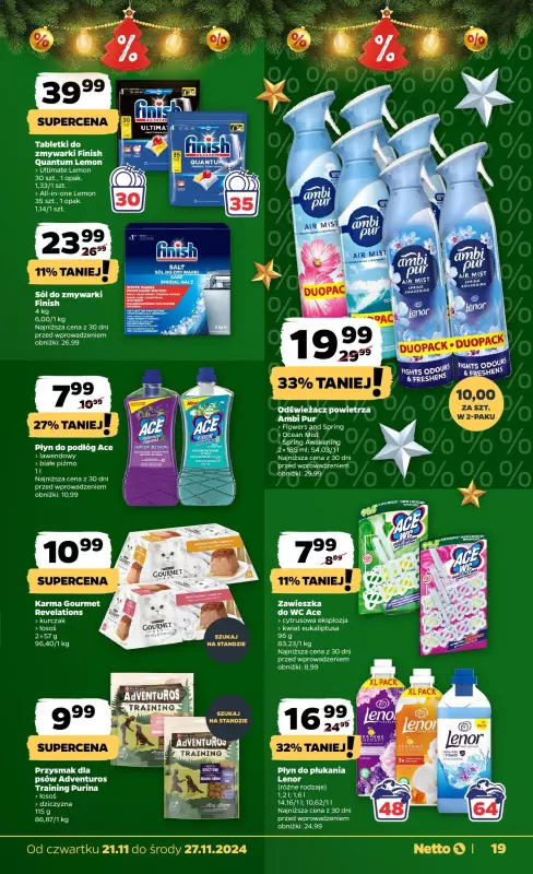 Netto - gazetka promocyjna Gazetka Spożywcza od czwartku od czwartku 21.11 do środy 27.11 - strona 19