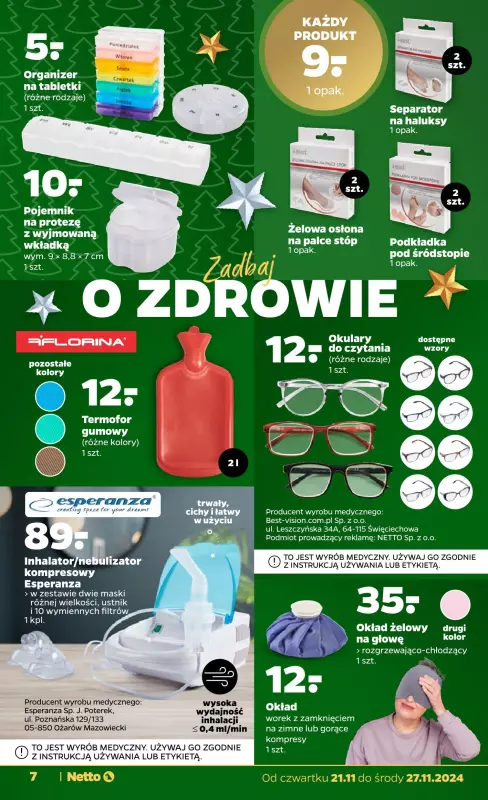 Netto - gazetka promocyjna Gazetka Non Food od czwartku 21.11 do środy 27.11 - strona 8