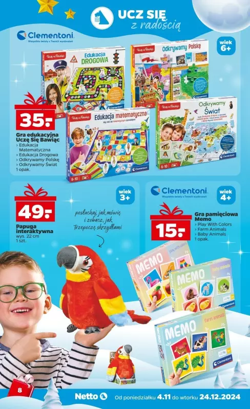 Netto - gazetka promocyjna Katalog Zabawki od poniedziałku 04.11 do poniedziałku 23.12 - strona 8