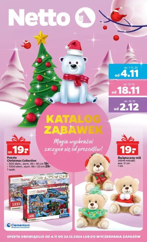 Netto - gazetka promocyjna Katalog Zabawki od poniedziałku 04.11 do poniedziałku 23.12