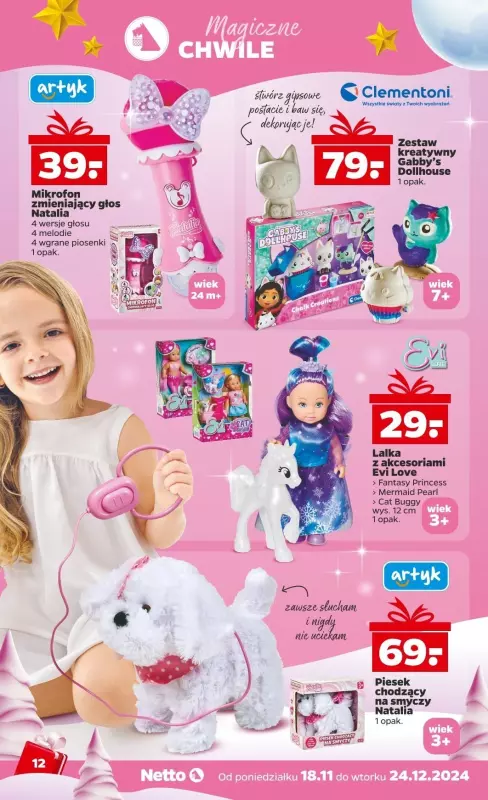 Netto - gazetka promocyjna Katalog Zabawki od poniedziałku 04.11 do poniedziałku 23.12 - strona 12