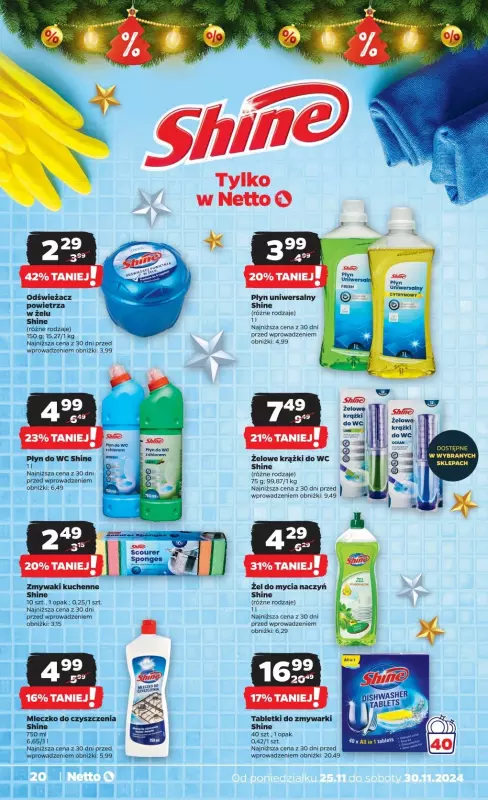 Netto - gazetka promocyjna Gazetka Spożywcza od poniedziałku 25.11 do soboty 30.11 - strona 20