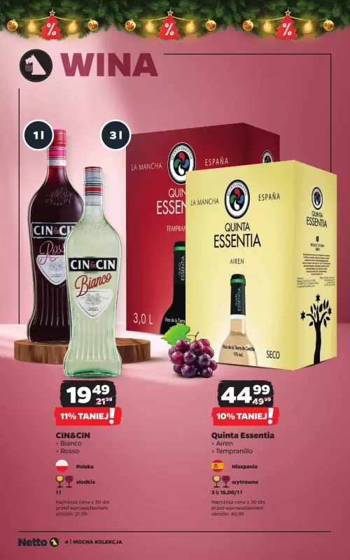 Netto - gazetka promocyjna Mocna kolekcja w Netto! od poniedziałku 25.11 do niedzieli 15.12 - strona 4