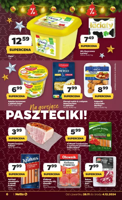 Netto - gazetka promocyjna Gazetka Spożywcza od czwartku od czwartku 28.11 do środy 04.12 - strona 6